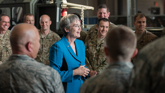 Air Force secretary praises Kentucky Air Guardsmen for role in hurricane relief operations