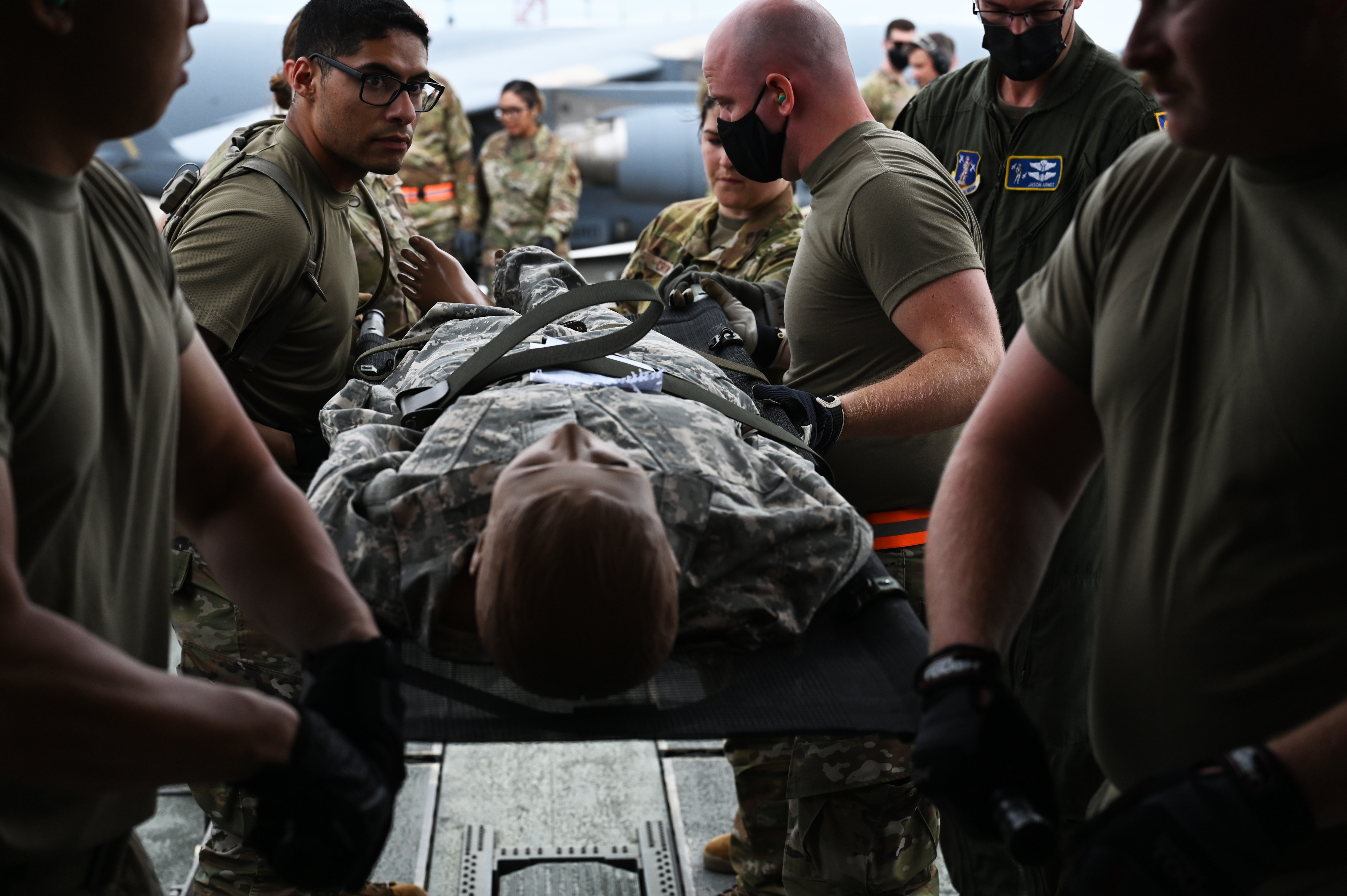 165th AW participates in Northern Strike 21 medical exercise